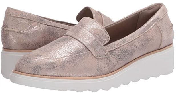 CLARKS Footwear Women's Sharon Gracie Penny Loafer Blush