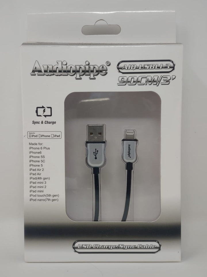 AUDIO PIPE Cable Lightning to USB 3' AIQ-USBLI-3 Apple
