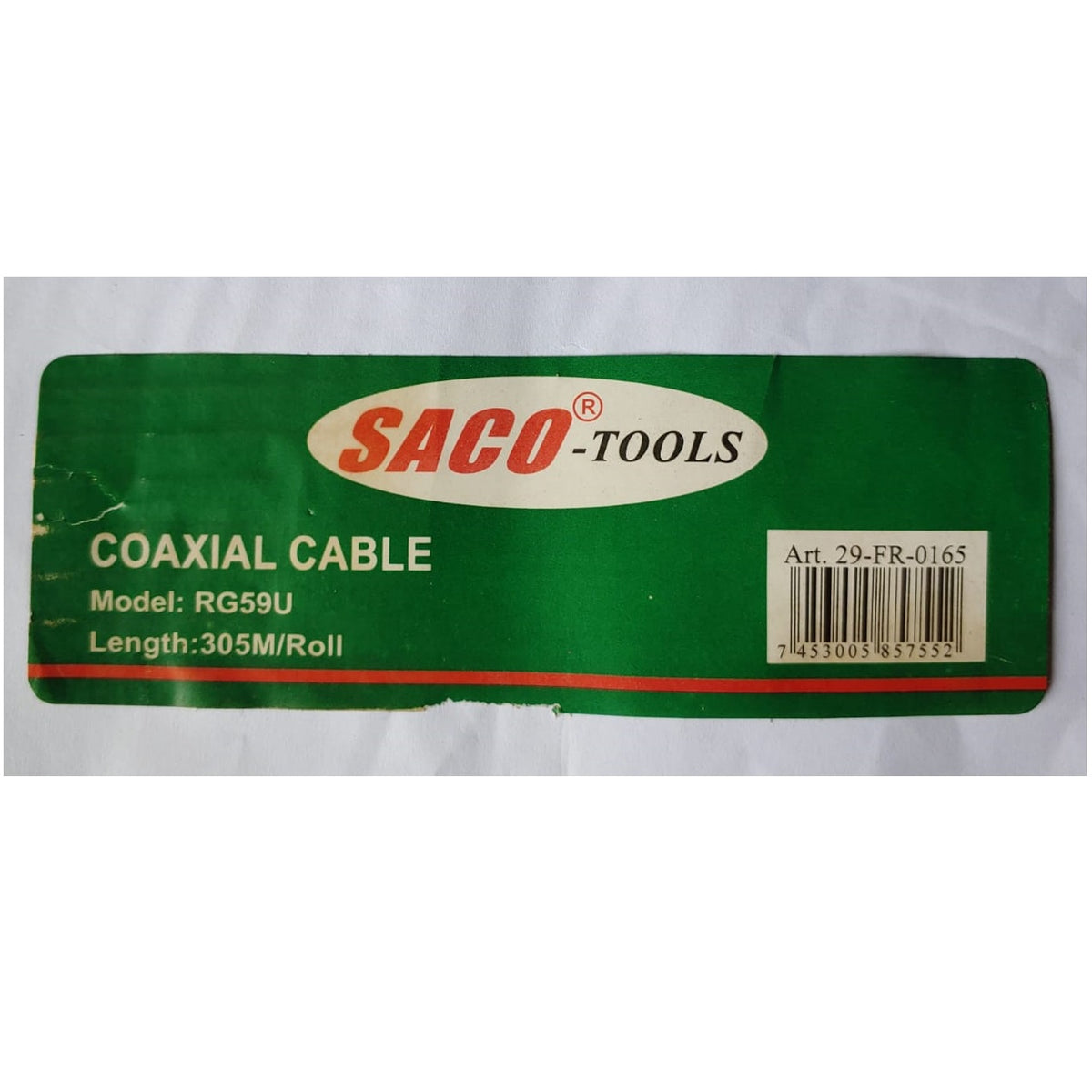 SACO Antenna Cable Yd RG59U #29-FR-0165