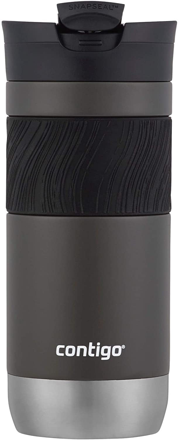CONTIGO Travel Mug 2PCS Pack Snapseal Insulated Travel Mug, 16 OZ SAKE/JUNIPER