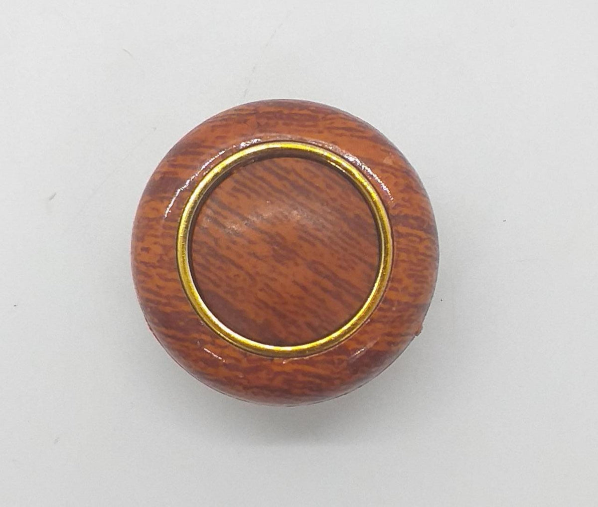 Draw Knob 107 Polish W/GOLD Ring