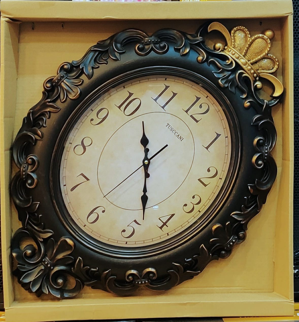 Clock Wall ZX-6541 Tusccani Dark