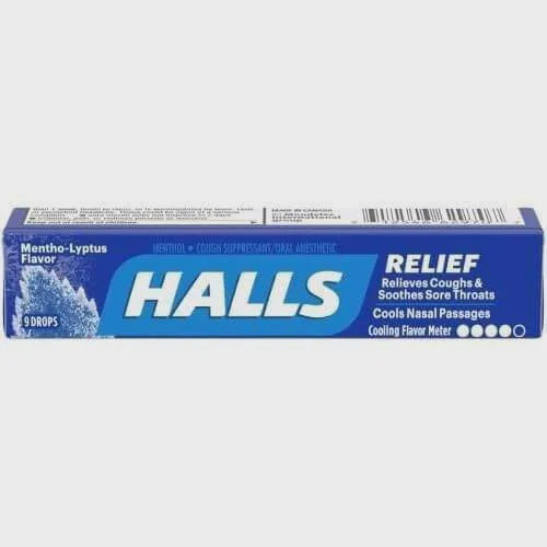 HALLS Relief MENTHO-LYPTUS Flavor 9-DROPS