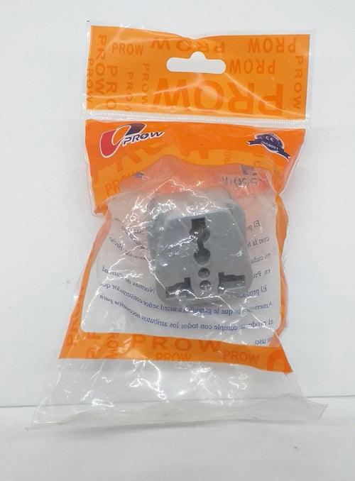 Adaptor 2 Pin 3 Way Grey Prow PBA-P2