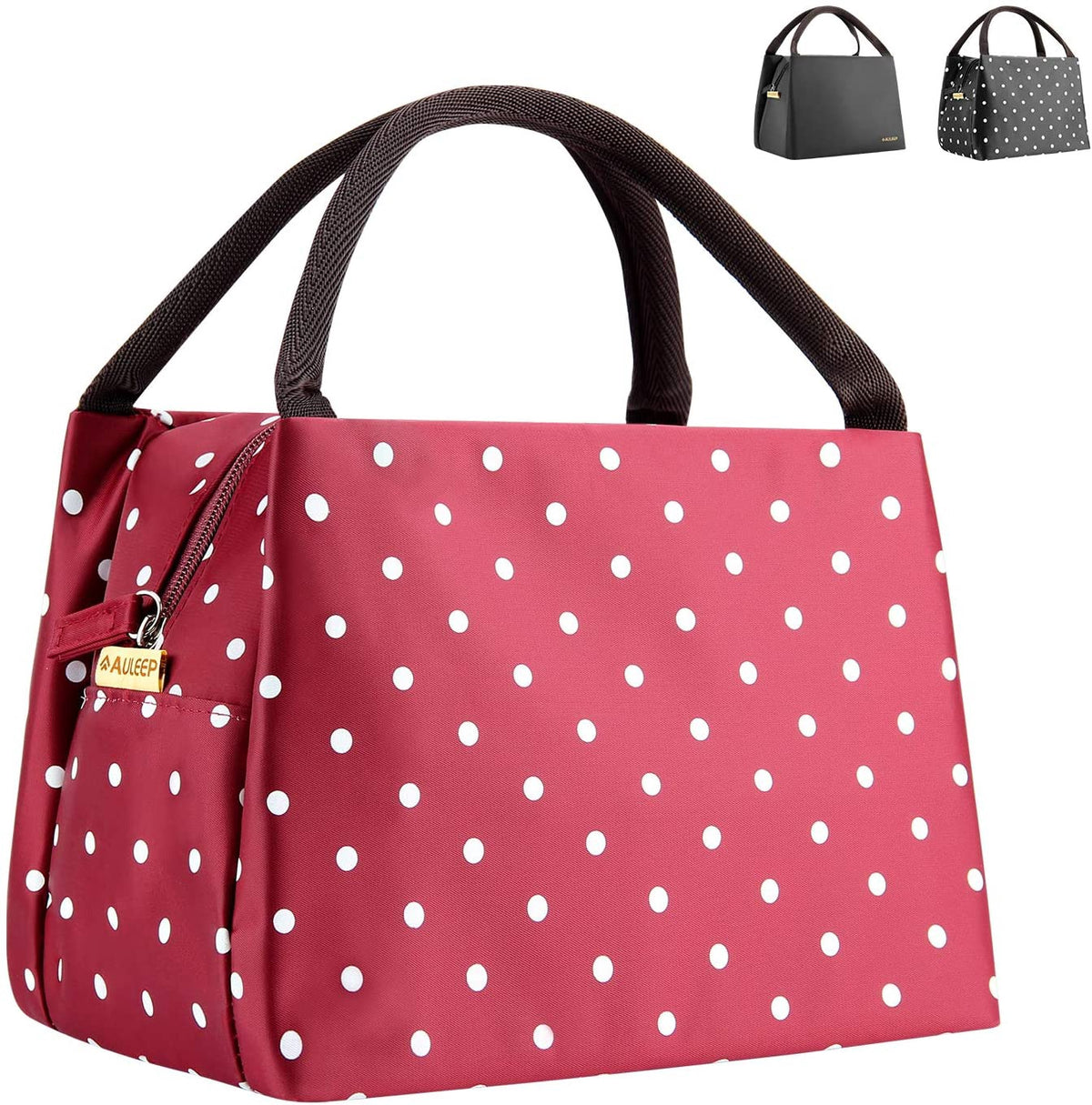 Bag Insulated Lunch Auleep Portable Lunch Bag Lunch Bag Tote for Men Women Children |Lunch Organizer for Work School Travel