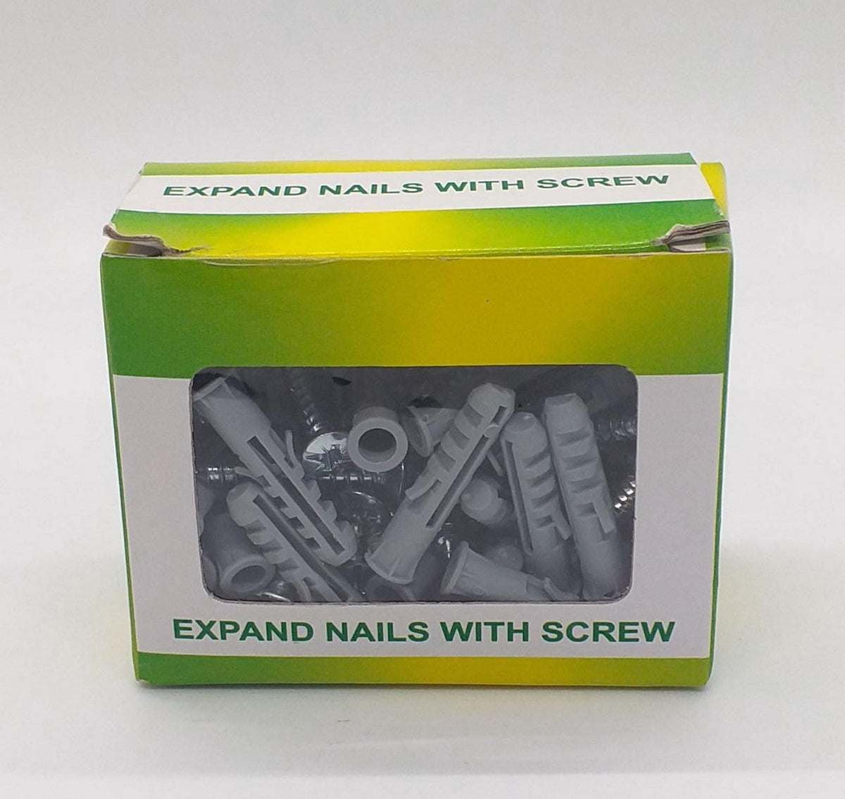 Wall Plugs 6MM Expand Nail with Screw 50PCS
