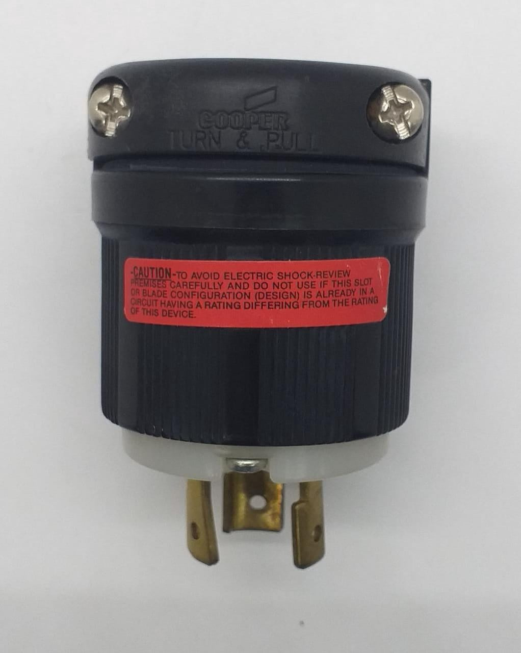 COOPER Plug 3 Pin 20AMPS L1120P