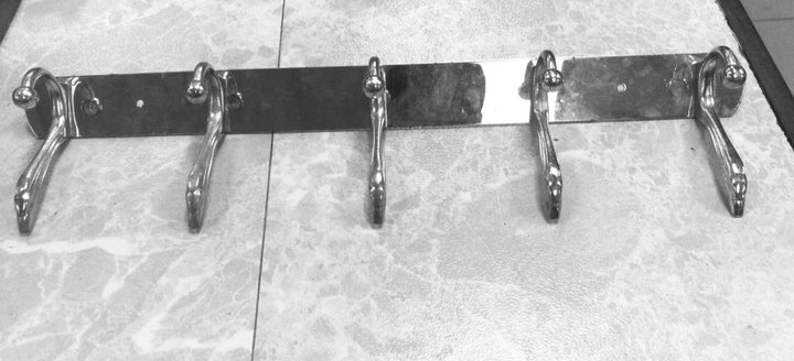 Hat Rack W/5 Hook S/STEEL