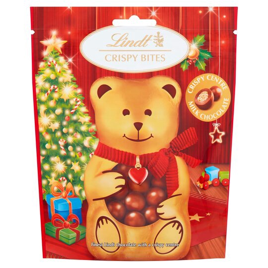 LINDT Bear Bites with A Crispy Centre 120G