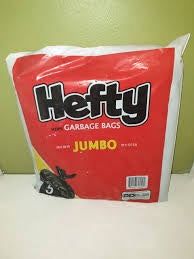 Garbage Bags 5PCS Jumbo Hefty