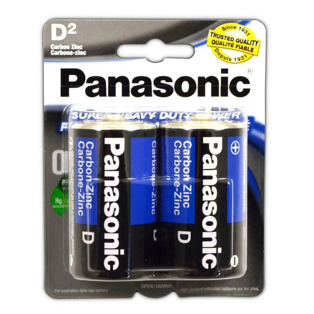 PANASONIC Battery Size D Heavy Duty X 2PC Pk