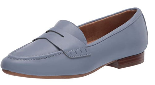AEROSOLES Footwear Women's Casual, Blue Loafer Flat