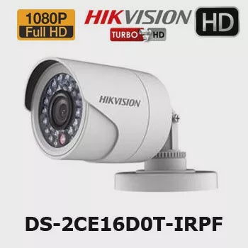 HIKVISION Security Camera Dvr DS-2CE16D0T-IRPF Turbo HD Bullet