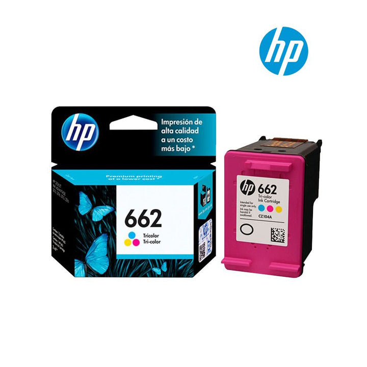 HP Computer Printer Ink 662 TRI-COLOR CZ104AL