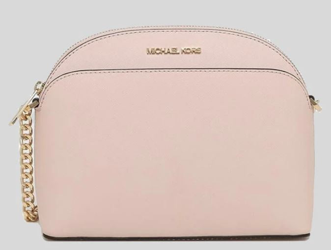 MICHAEL KORS Bag Emmy Saffiano Leather Crossbody Powder Blush