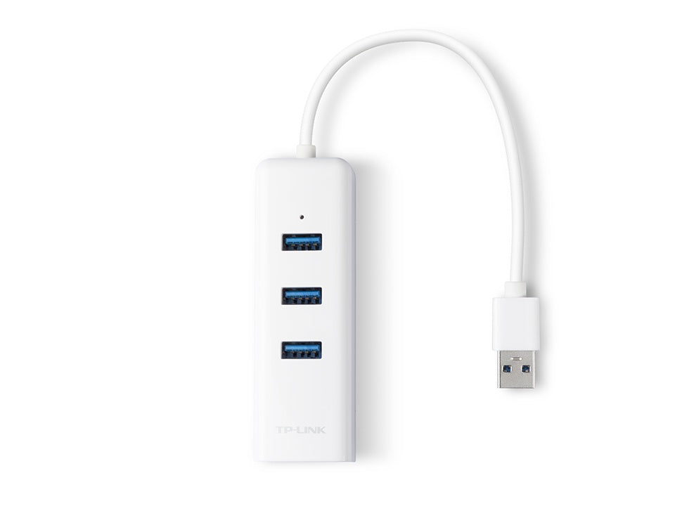 TP-LINK Computer USB 3.0 3 Port Hub Gigabit Ethernet Adaptor UE330