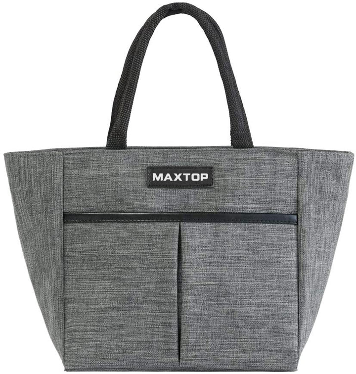 Bag Insulated Lunch Maxtop Insulated Lunch Bags for Women, Thermal Lunch Tote with Front Pocket, Tote Bag Perfect Gifts for Women for Office Work Picnic School