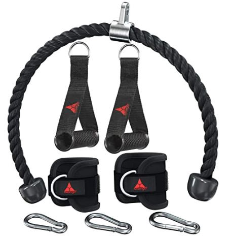 ALLBINGO Pulldown Cable Machine Pro Tricep Rope Home Gym