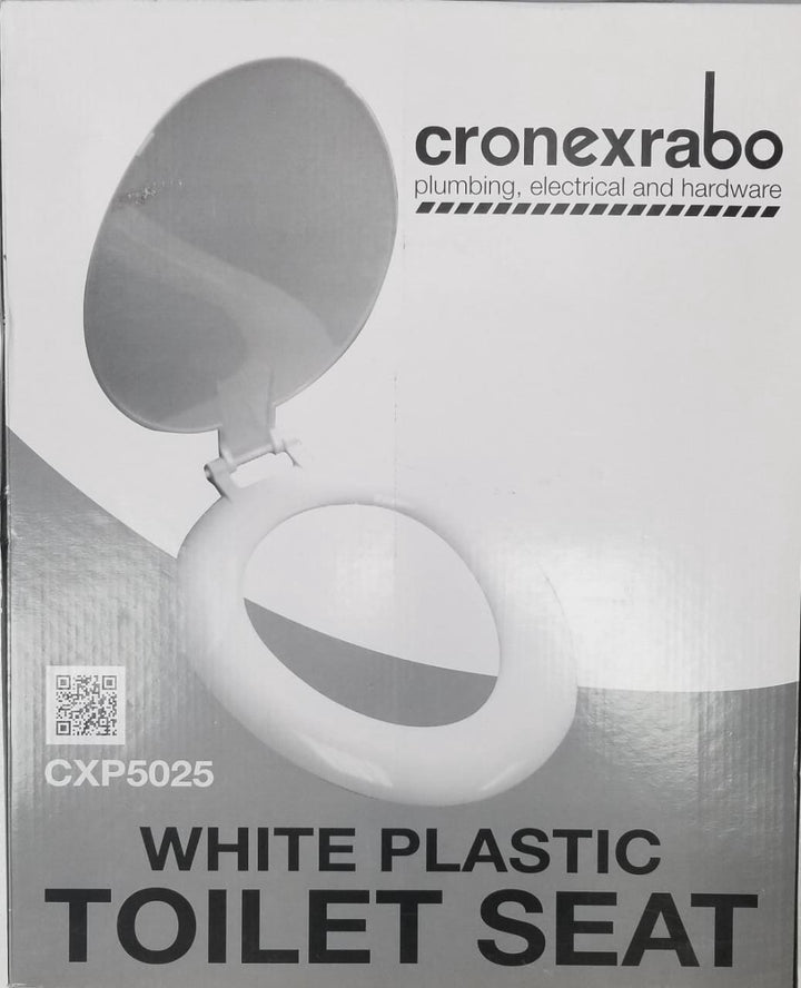 CRONEX Toilet Seat CXP5025 Plastic White Economy