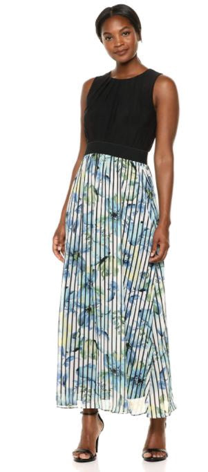 GABBY SKYE Dress Casual Sleeveless Maxi with Belt