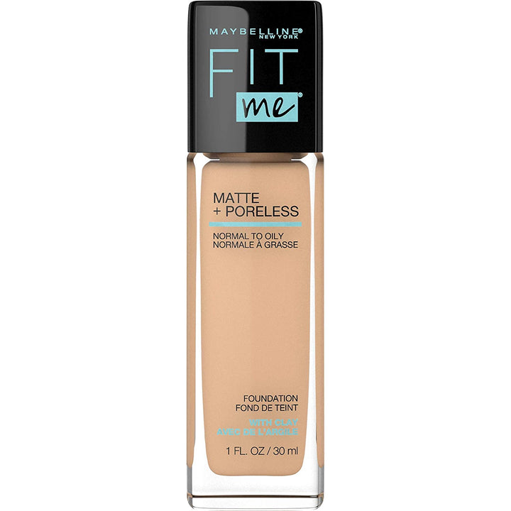 MAYBELLINE NEW YORK Makeup Foundation Maybelline Fit Me Matte + Poreless Liquid 1 Fl. OZ. OIL-FREE