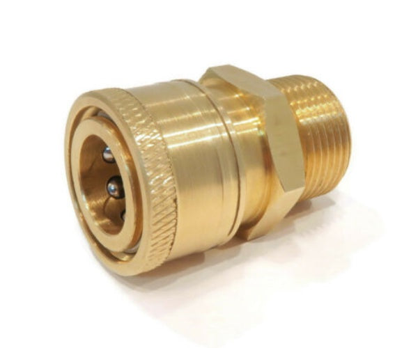 Pressure Washer Coupler Brass 3/8" Male Np