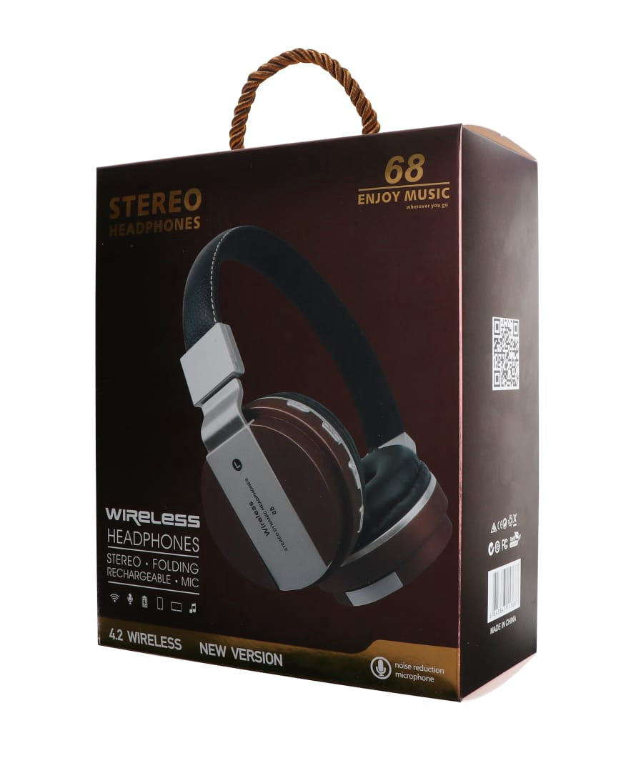 GENERIC Headphones 68 Enjoy Music Wireless Bluetooth with Mic
