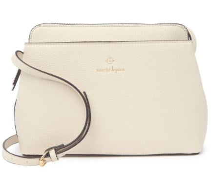 NANETTE LEPORE Bag Halsey Multi Section Crossbody W/PRINTED Lining