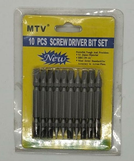 Screwdriver Bit Set 10PCS Mtv