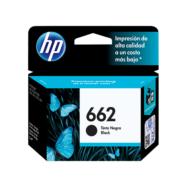 HP Computer Printer Ink 662 Black CZ103AL