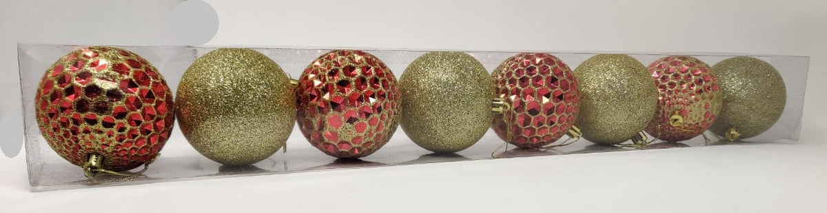 Christmas Decorations Balls A3-868 Xl 8PCS Pack