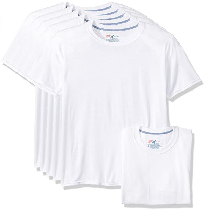 HANES Clothing Men 5-PACK X-TEMP Comfort Cool Crewneck Undershirt