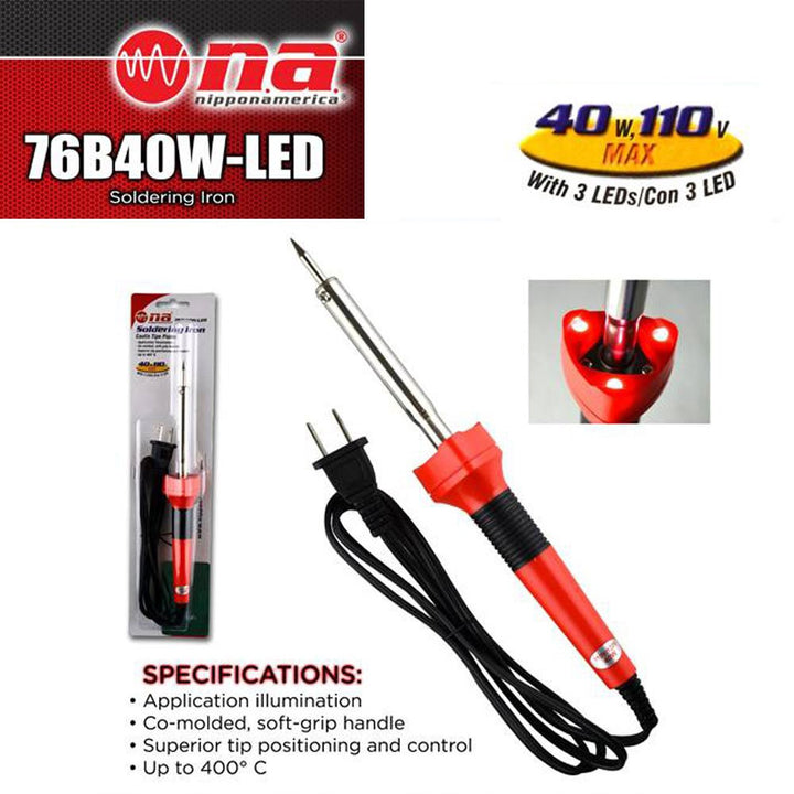 NIPPON AMERICA Solder Bolt 40W 110V 76B40W-LED