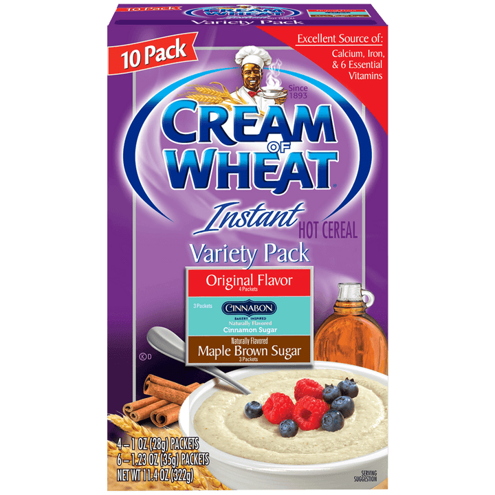 CREAM OF WHEAT Instant Variety Pack 11.4OZ 322G