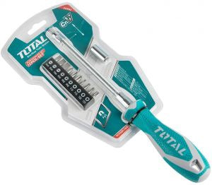 TOTAL Screwdriver Kit THT250FL1206 12PCS Flexible
