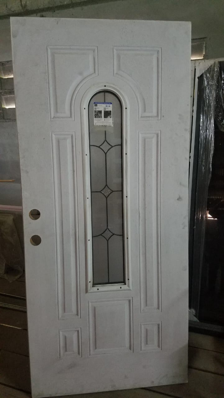 JELDWEN Door Steel Center Arch Gt R01435JW W 36X80 Without Lock and Frame