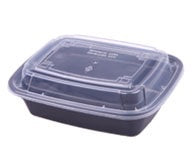 XUELI Food Bowl Black with Lid 9618