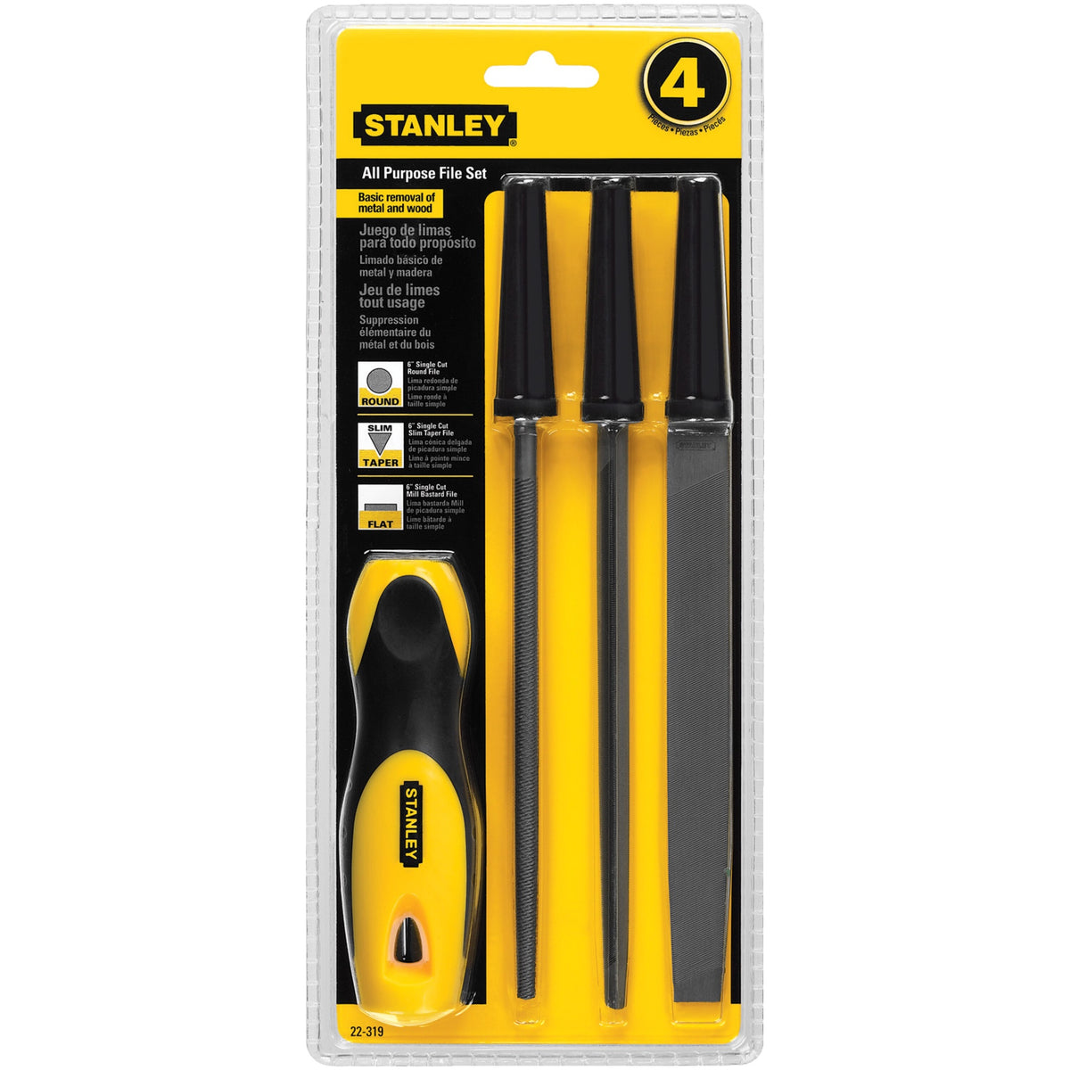 STANLEY File Set 4PCS 22-319
