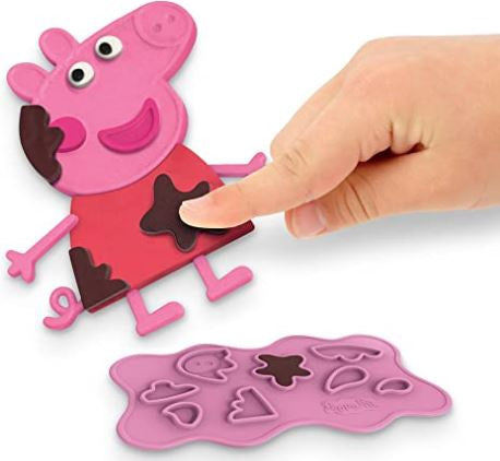 PLAY-DOH Toy Peppa Pig Stylin Set with 9 NON-TOXIC Modeling Compound Cans