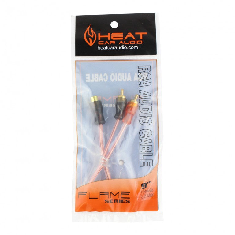 BLASTKING Lead 1 Rca F - 2 Rca M Y 9" I-HEAT RE2MY