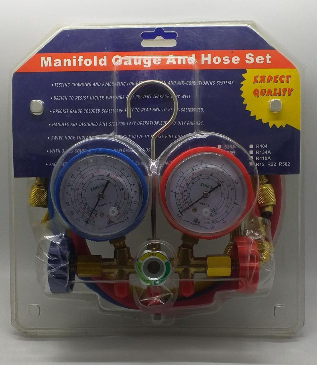 Manifold Guage and Hose Set for A/C