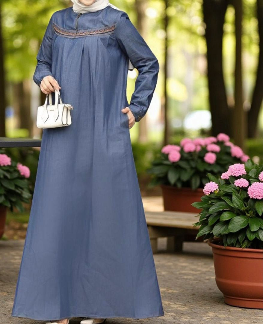 Dress Denim W/POCKET