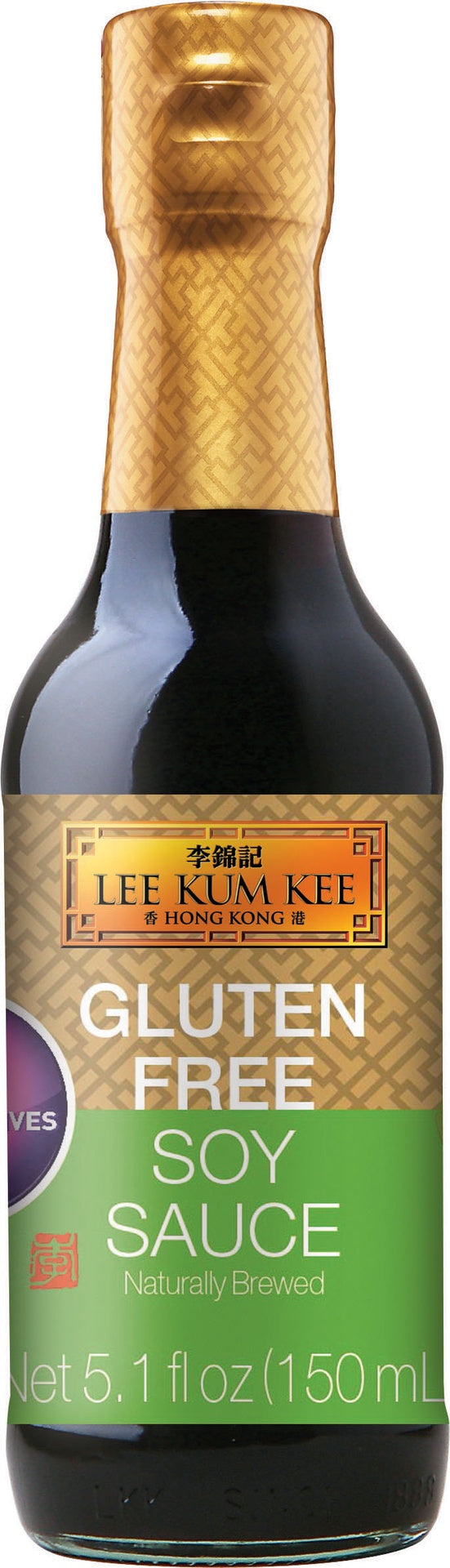 LEE KUM KEE Gluten Free Soy Sauce 5.1OZ 150ML