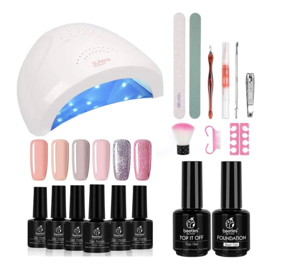 BEETLES Nails Gel Nail Polish Starter Kit X0023VBWRF