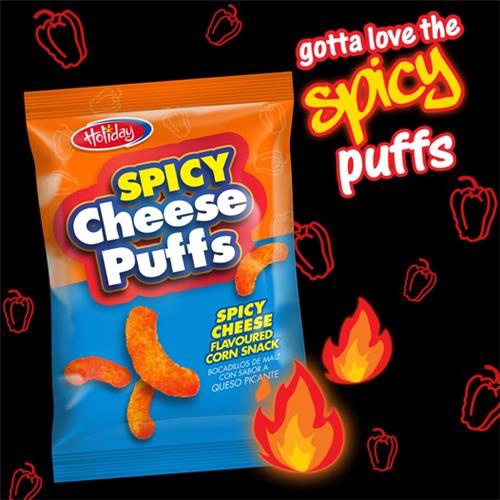 HOLIDAY Spicy Cheese Puffs 0.7OZ 20G