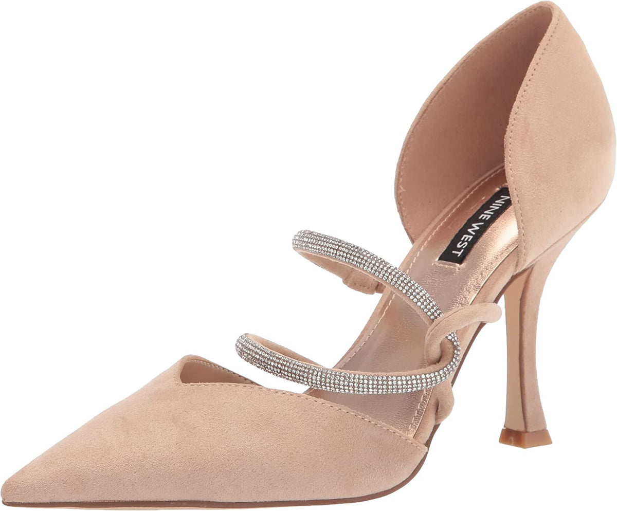 NINE WEST Footwear Women's WNSPARKS2-A Light Natural 110 / 7.5 / 7.5