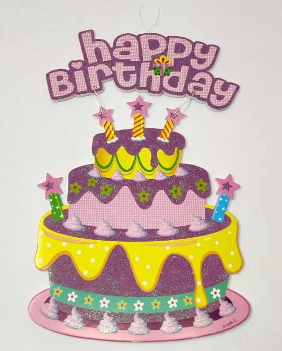 Party Banner Happy Birthday XM09 Hang Type