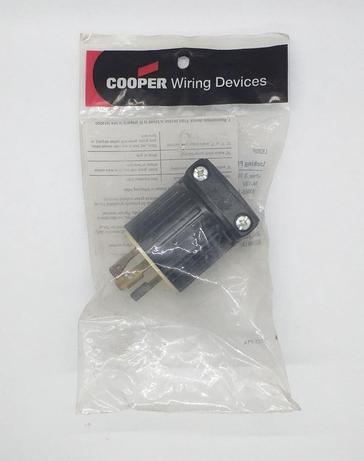 COOPER Plug 3 Pin 20AMPS L520P