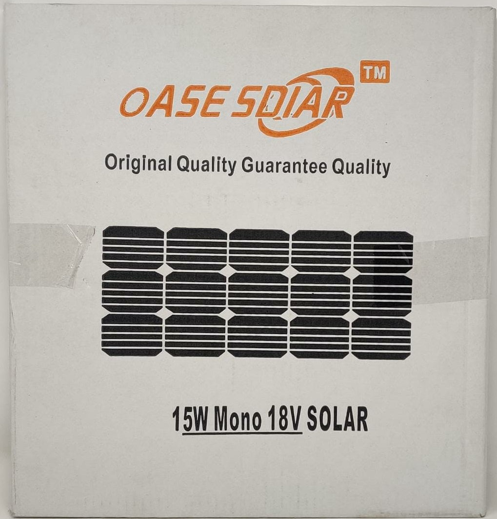 Solar Panel Oase Sdiar 15W 18V Mono
