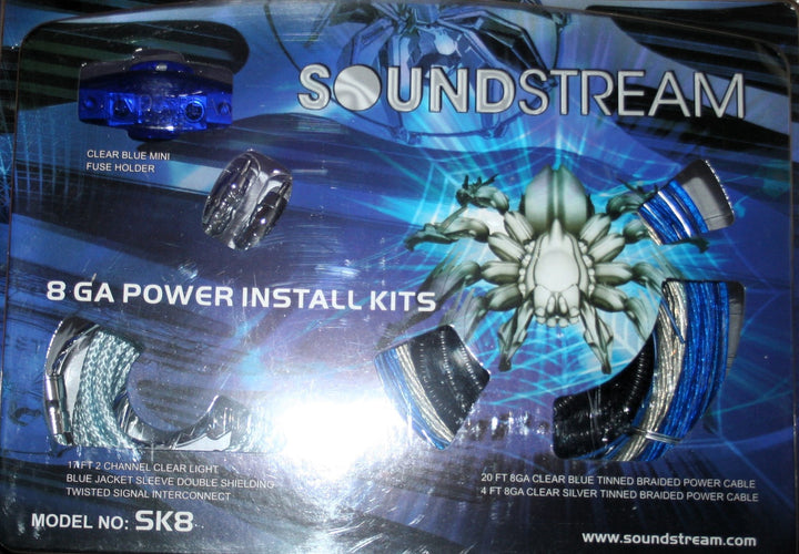 SOUND STREAM Amplifier Wire Kit Car SK8 (8GA)